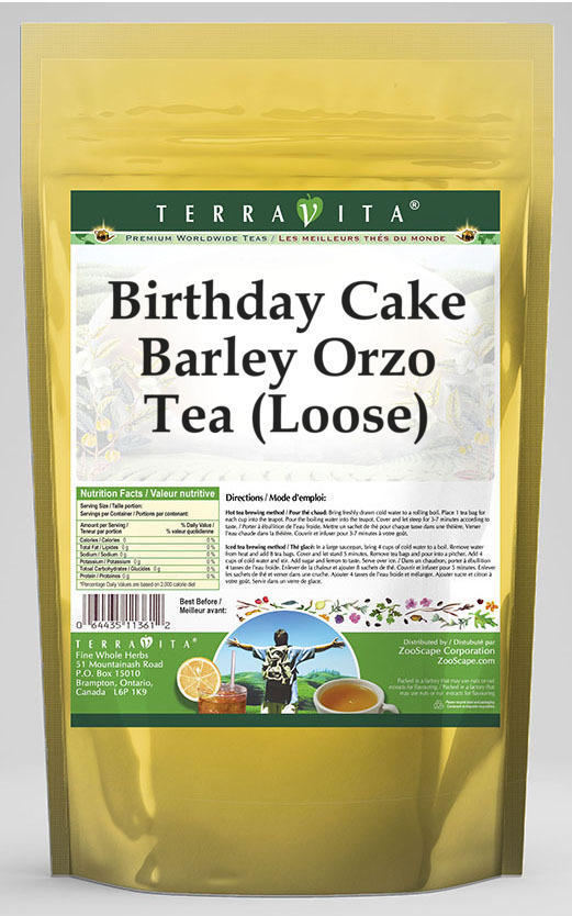 Birthday Cake Barley Orzo Tea (Loose)