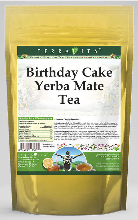 Birthday Cake Yerba Mate Tea