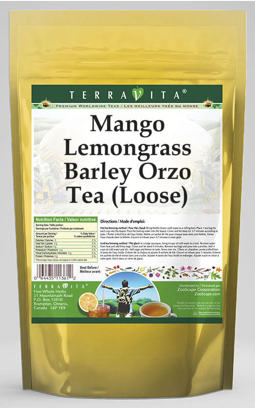 Mango Lemongrass Barley Orzo Tea (Loose)