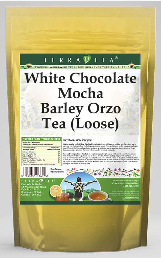 White Chocolate Mocha Barley Orzo Tea (Loose)