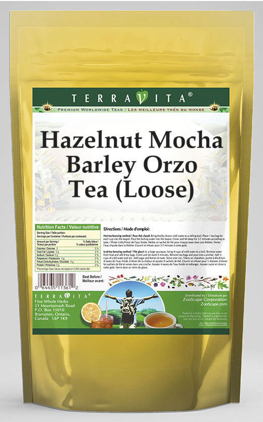 Hazelnut Mocha Barley Orzo Tea (Loose)