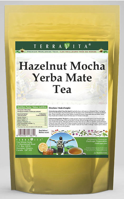 Hazelnut Mocha Yerba Mate Tea