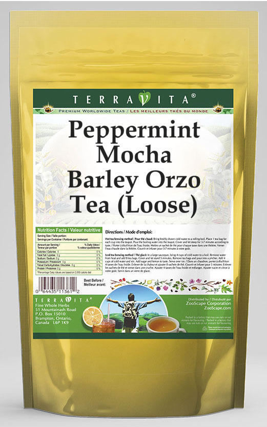 Peppermint Mocha Barley Orzo Tea (Loose)