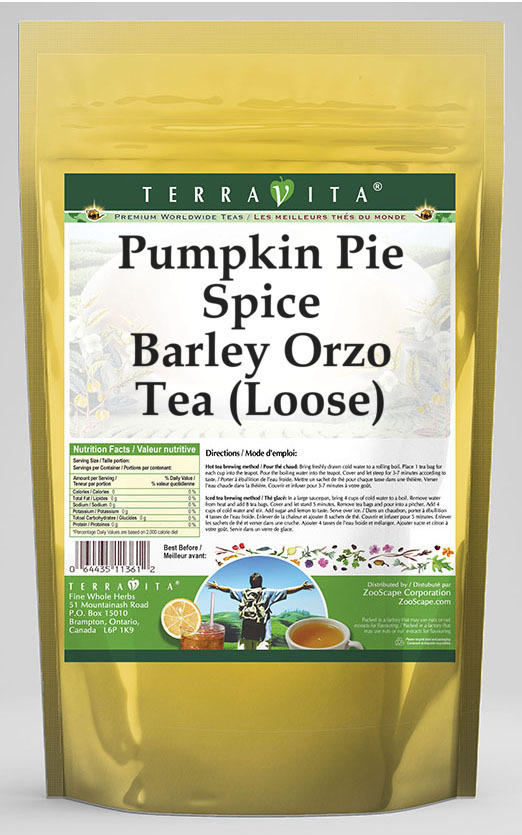 Pumpkin Pie Spice Barley Orzo Tea (Loose)