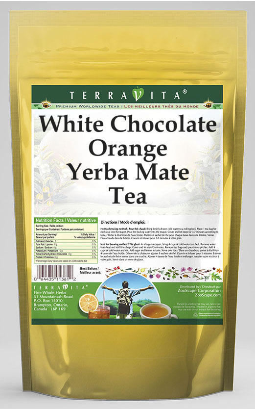 White Chocolate Orange Yerba Mate Tea