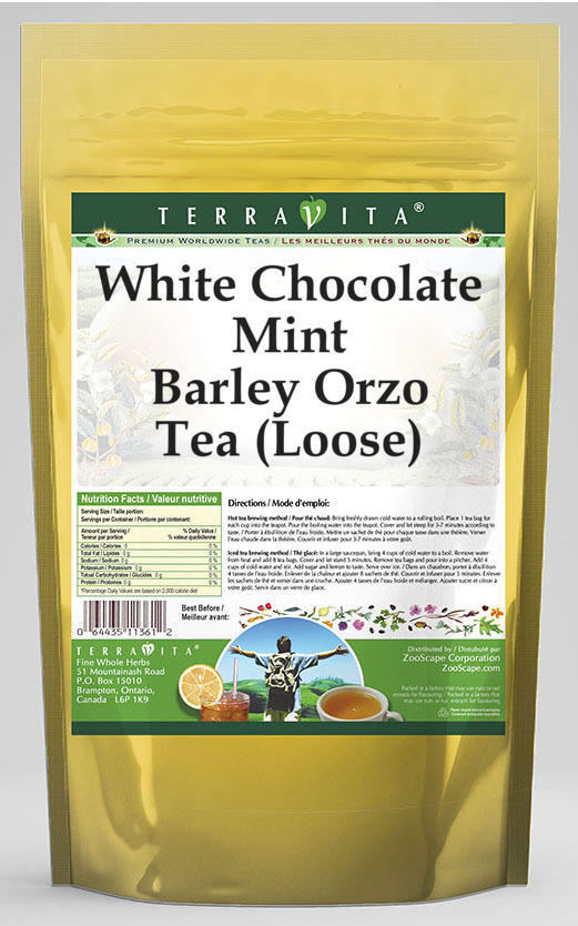 White Chocolate Mint Barley Orzo Tea (Loose)