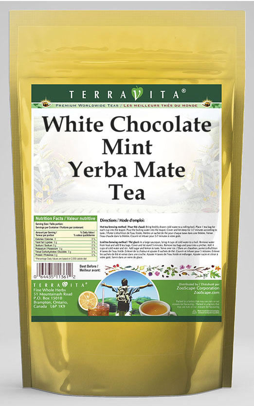 White Chocolate Mint Yerba Mate Tea