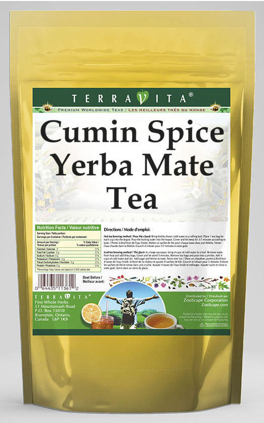 Cumin Spice Yerba Mate Tea