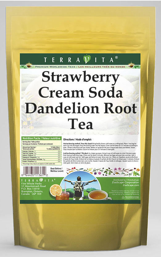 Strawberry Cream Soda Dandelion Root Tea