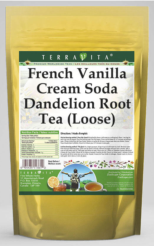 French Vanilla Cream Soda Dandelion Root Tea (Loose)