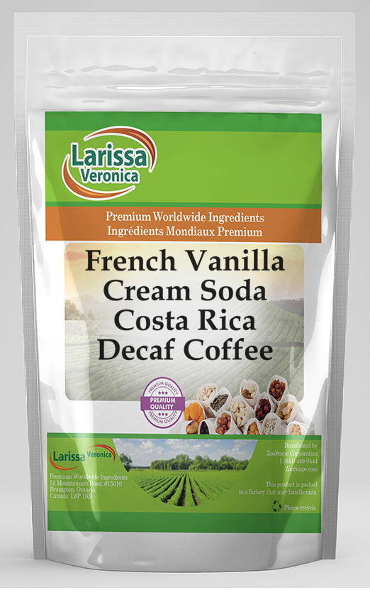 French Vanilla Cream Soda Costa Rica Decaf Coffee