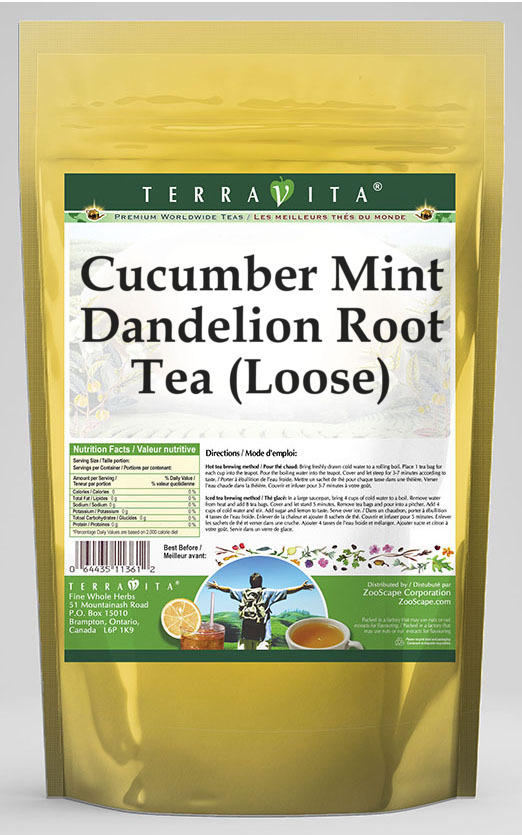 Cucumber Mint Dandelion Root Tea (Loose)