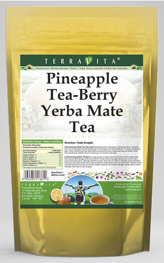 Pineapple Tea-Berry Yerba Mate Tea