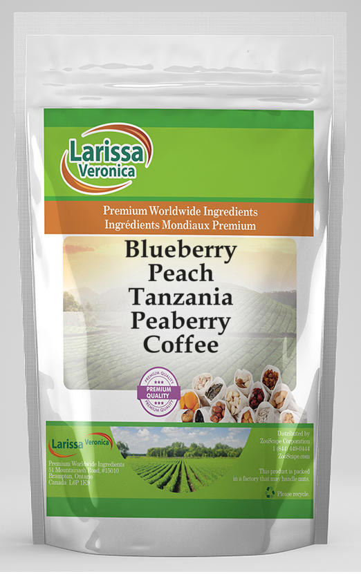 Blueberry Peach Tanzania Peaberry Coffee