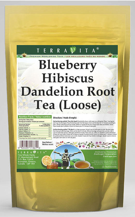 Blueberry Hibiscus Dandelion Root Tea (Loose)
