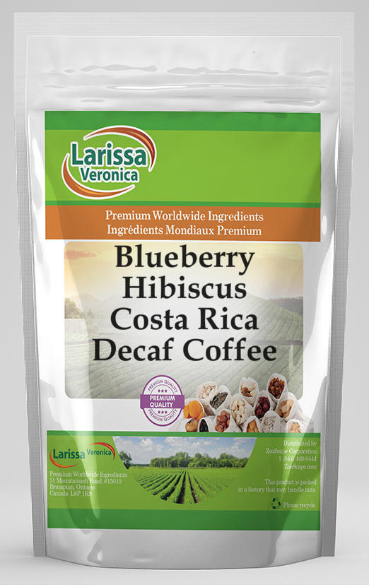 Blueberry Hibiscus Costa Rica Decaf Coffee