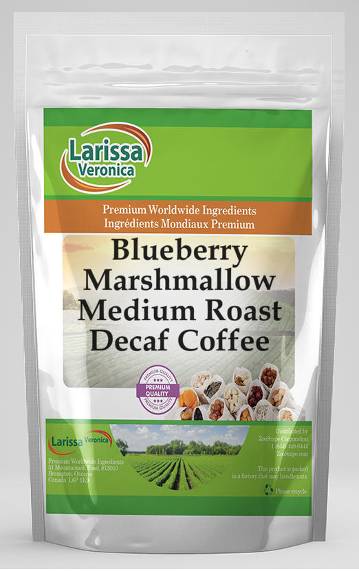 Blueberry Marshmallow Medium Roast Decaf Coffee