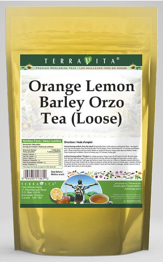 Orange Lemon Barley Orzo Tea (Loose)