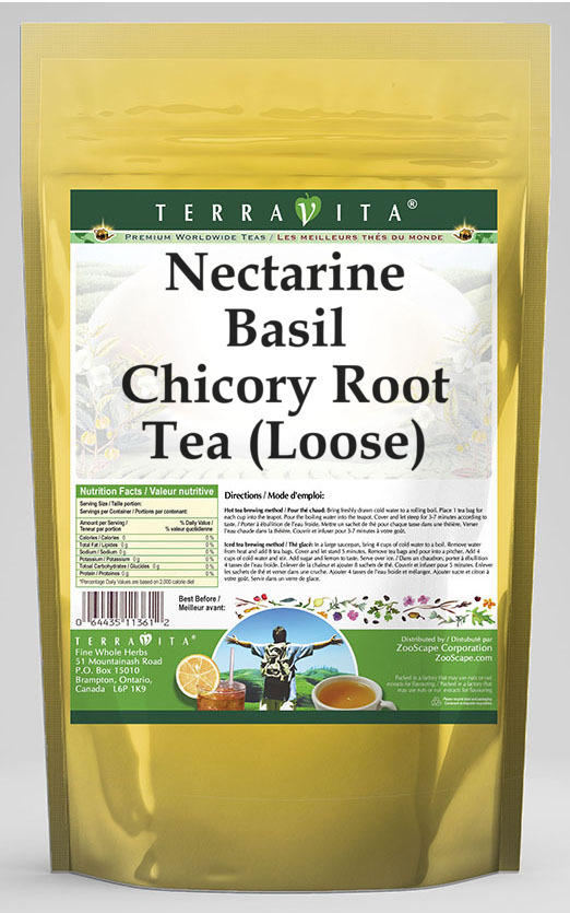 Nectarine Basil Chicory Root Tea (Loose)