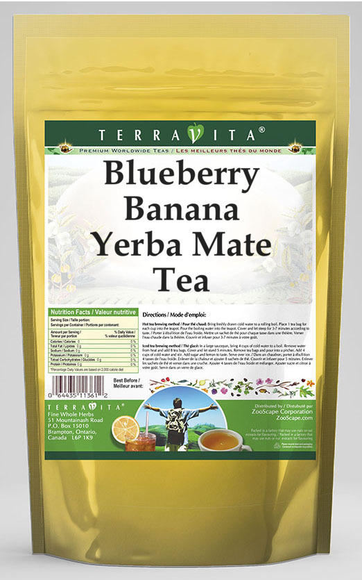 Blueberry Banana Yerba Mate Tea