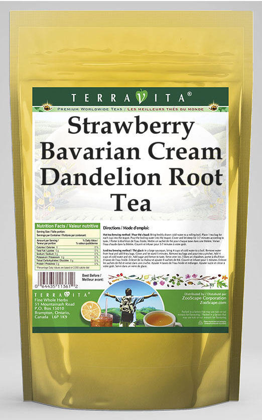 Strawberry Bavarian Cream Dandelion Root Tea