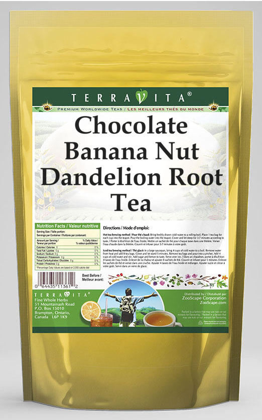 Chocolate Banana Nut Dandelion Root Tea