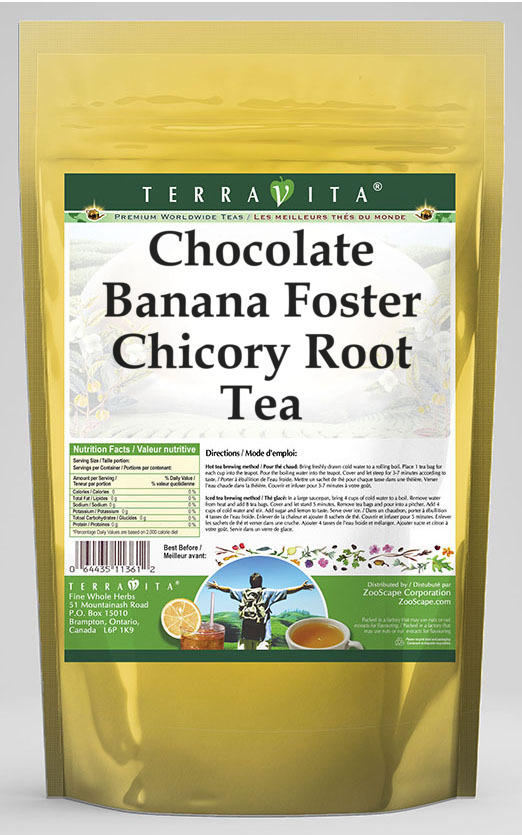 Chocolate Banana Foster Chicory Root Tea