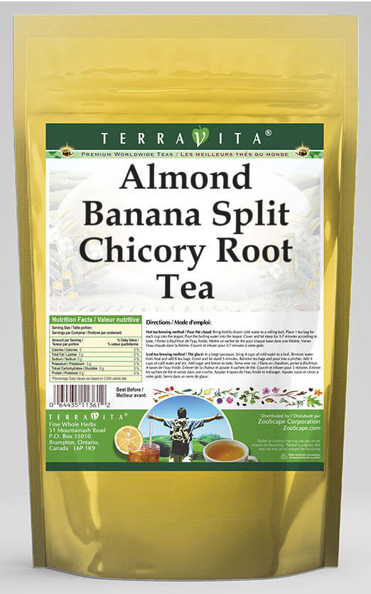 Almond Banana Split Chicory Root Tea