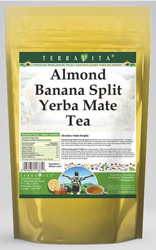 Almond Banana Split Yerba Mate Tea