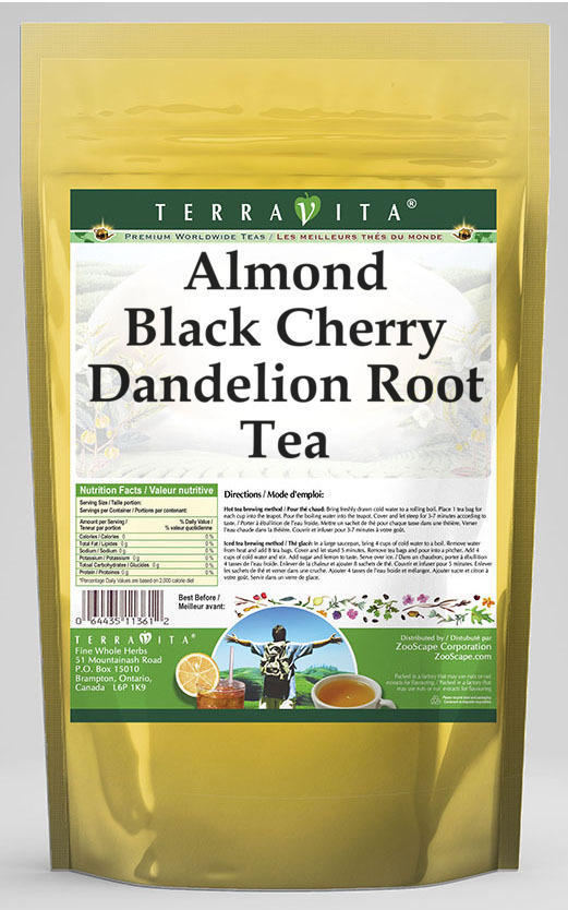 Almond Black Cherry Dandelion Root Tea