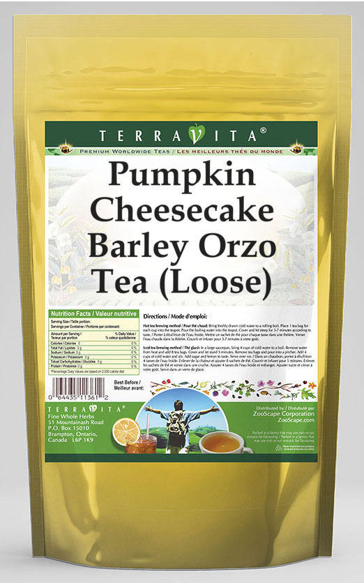 Pumpkin Cheesecake Barley Orzo Tea (Loose)