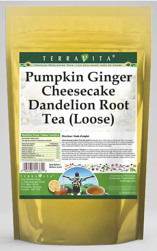Pumpkin Ginger Cheesecake Dandelion Root Tea (Loose)