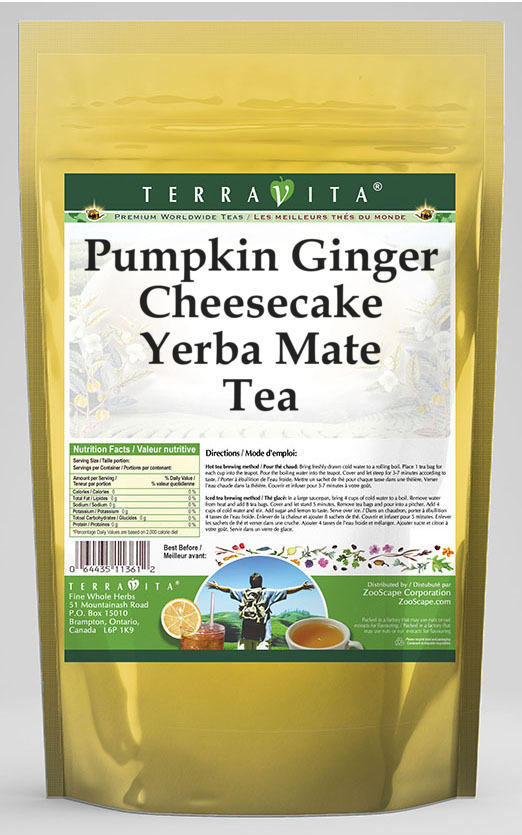 Pumpkin Ginger Cheesecake Yerba Mate Tea