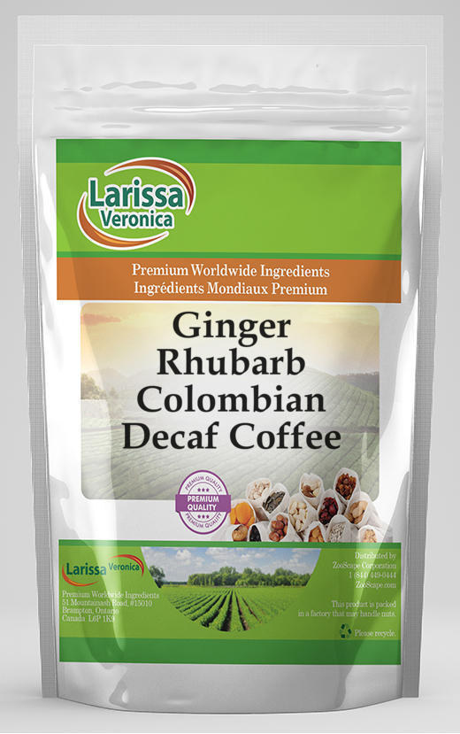 Ginger Rhubarb Colombian Decaf Coffee