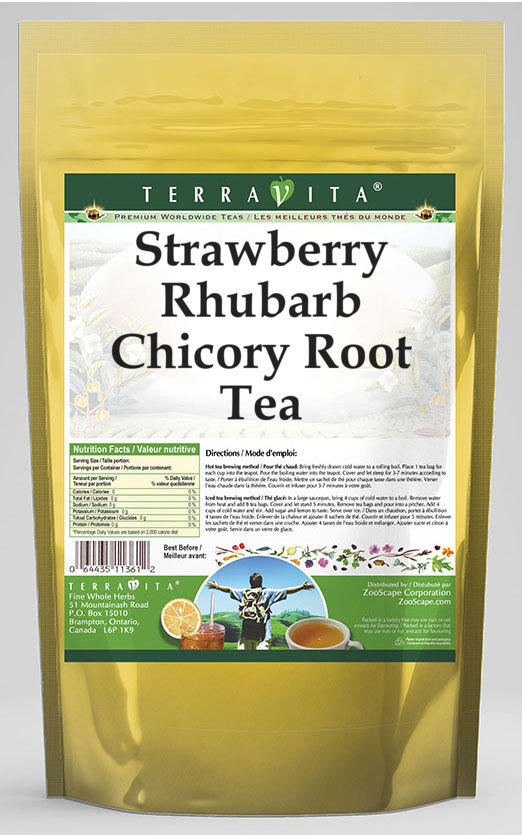 Strawberry Rhubarb Chicory Root Tea