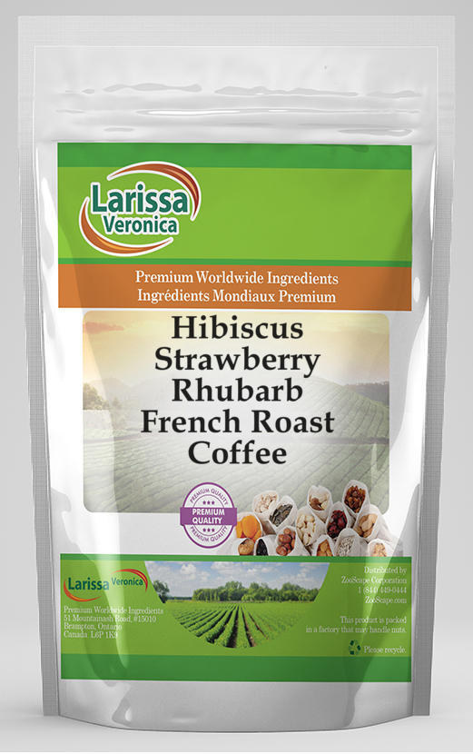 Hibiscus Strawberry Rhubarb French Roast Coffee
