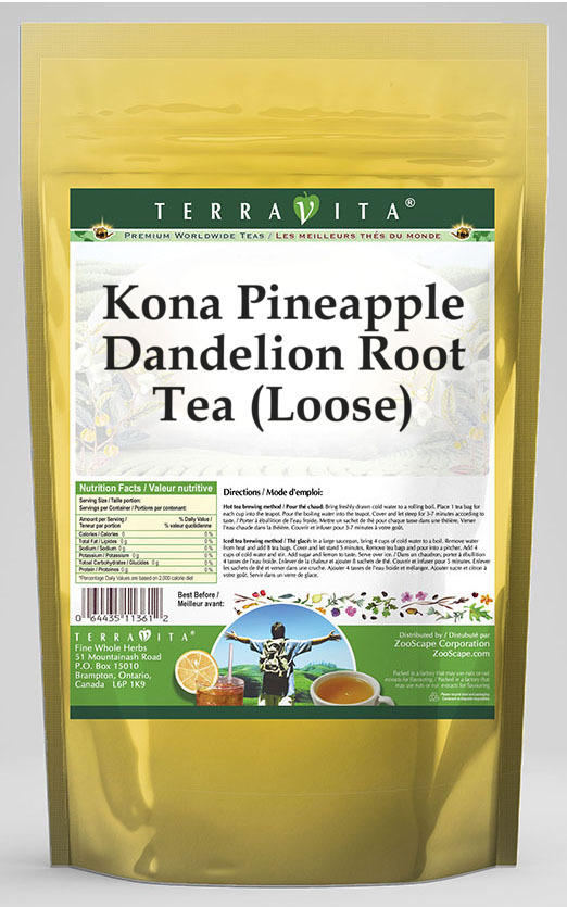 Kona Pineapple Dandelion Root Tea (Loose)