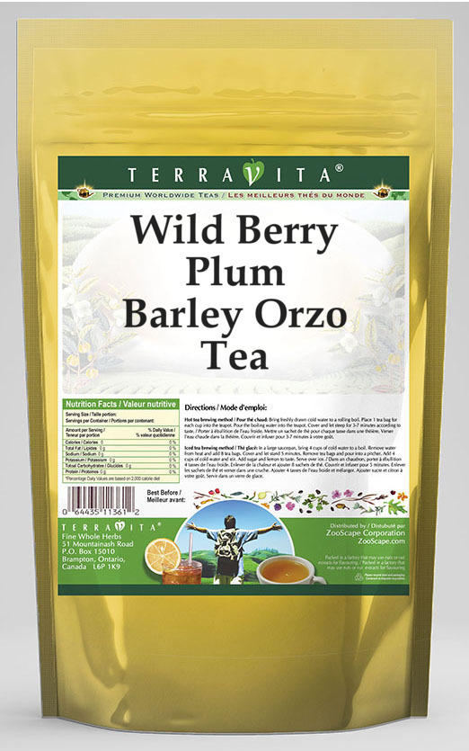 Wild Berry Plum Barley Orzo Tea