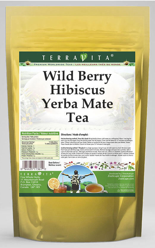 Wild Berry Hibiscus Yerba Mate Tea