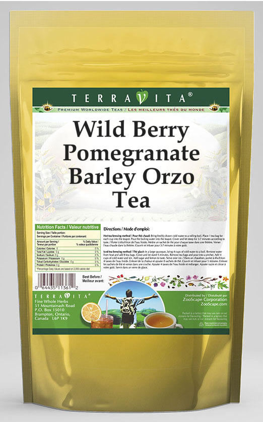 Wild Berry Pomegranate Barley Orzo Tea