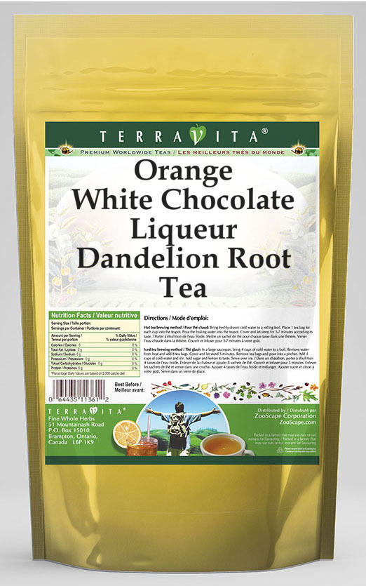 Orange White Chocolate Liqueur Dandelion Root Tea