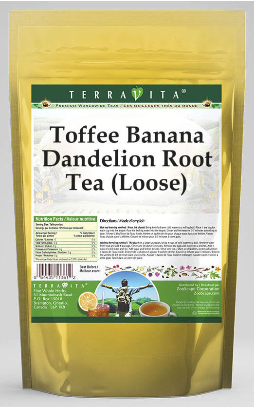 Toffee Banana Dandelion Root Tea (Loose)