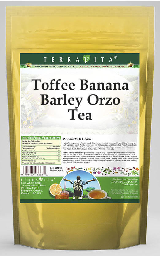 Toffee Banana Barley Orzo Tea