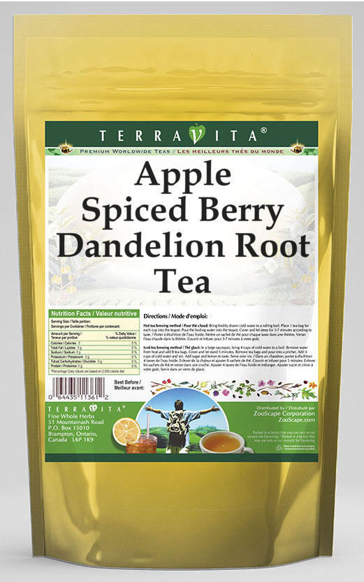 Apple Spiced Berry Dandelion Root Tea