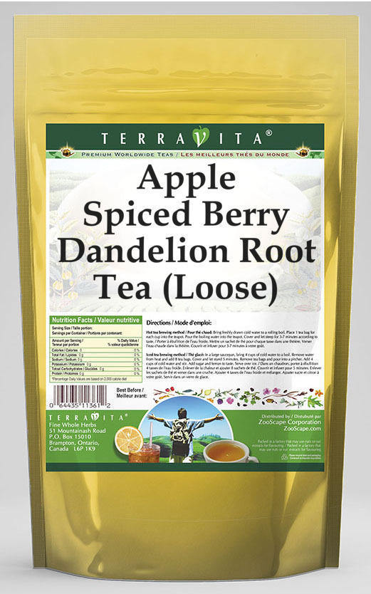 Apple Spiced Berry Dandelion Root Tea (Loose)