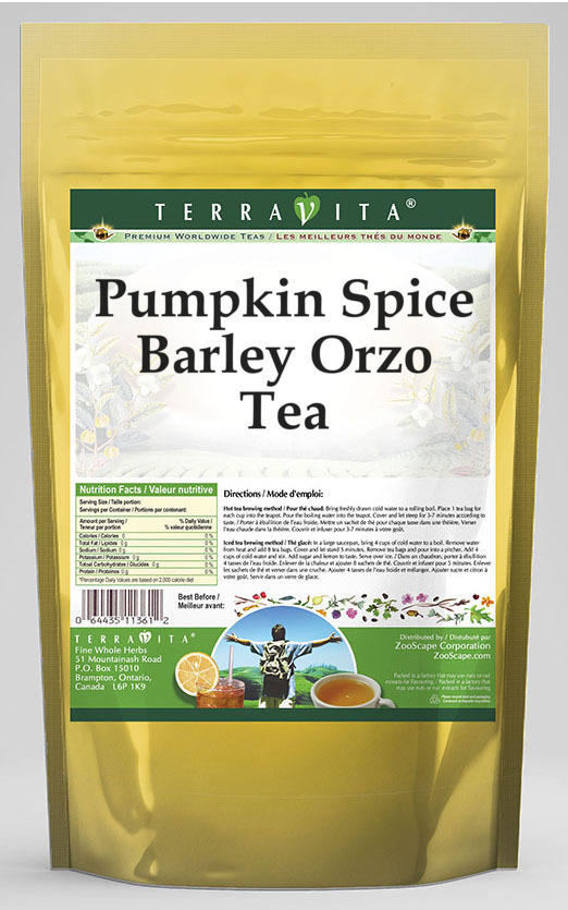 Pumpkin Spice Barley Orzo Tea
