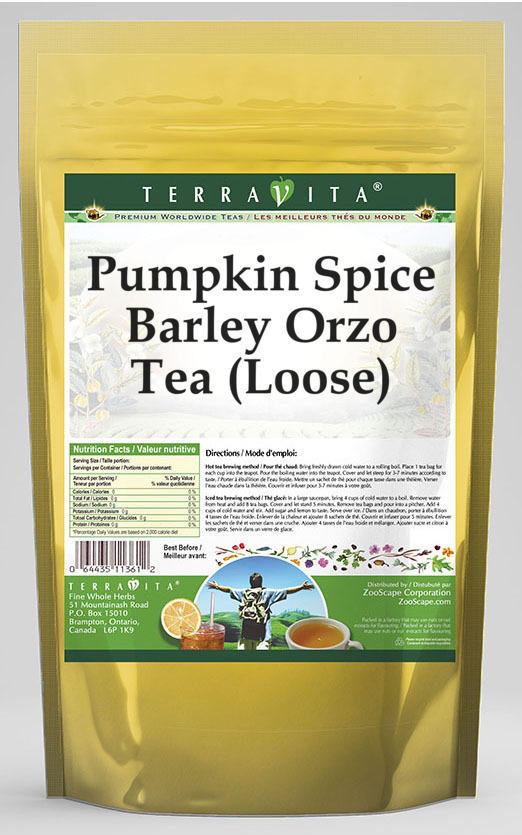 Pumpkin Spice Barley Orzo Tea (Loose)