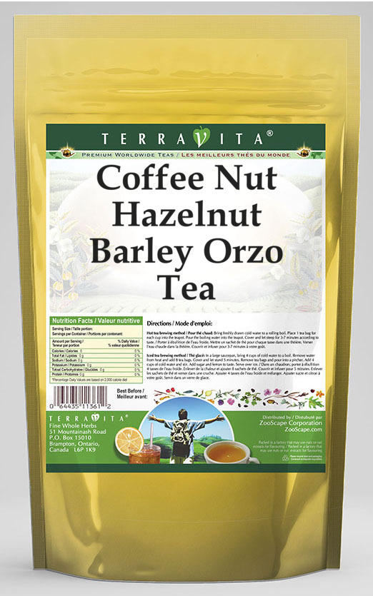 Coffee Nut Hazelnut Barley Orzo Tea