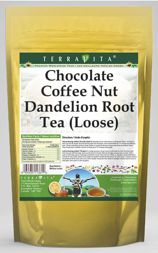Chocolate Coffee Nut Dandelion Root Tea (Loose)