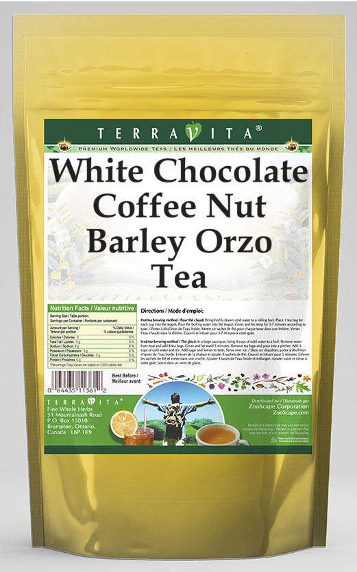 White Chocolate Coffee Nut Barley Orzo Tea